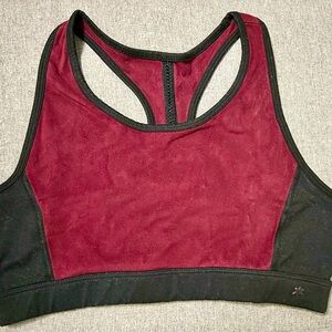 Splendid Studio Faux Suede Workout Set - sports bra and leggings
